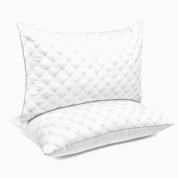 CoolDream Gel Pillow Set - Queen Size 20 x 30 Inches (2 Pack) - Soft Down Alternative Pillows for Side and Back Sleepers - Hotel Collection Cooling Bed Pillows