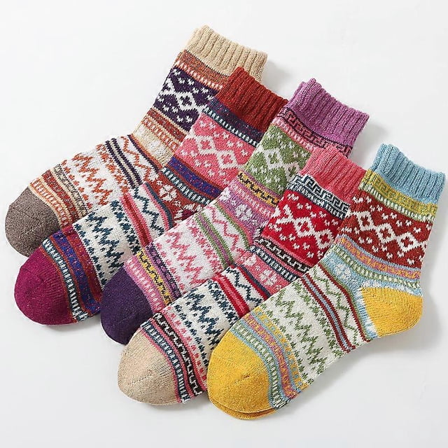 Winter socks, warm wool socks, wear for Christmas, Christmas socks