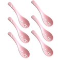 thumbnail image 3 of 6pcs Ceramic Porridge Spoons Japanese Style Ceramic Spoons Home Supplies, 3 of 3