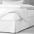 thumbnail image 2 of St Anne Pure White Platform Bed Skirt Twin 18" Drop, 2 of 4