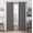 Gray, variant on Eclipse Wyckoff Blackout Thermaweave, Grommet Window Curtain Panel Pair, 2 Panels, 52 In Wide x 84 In Long, Spa