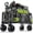Grey-Side Pocket, variant on Qunler 560lbs Large Collapsible Folding Wagon with Oversized Tank Wheels, Heavy Duty Big Bucket Utility Garden Cart with Side Pocket for Sports, Shopping, Camping, Kids, Black