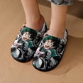 thumbnail image 7 of Kids Slippers My Hero Academia House Slippers Warm Soft Plush Slipper Anti-Slip Winter Fluffy House Shoes for Boys Girls, 7 of 7