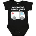 thumbnail image 3 of Inktastic My Mom Saves Lives- Ambulance Boys or Girls Baby Bodysuit, 3 of 5