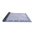 thumbnail image 2 of Ahgly Company Indoor Round Abstract Blue Modern Area Rugs, 5' Round, 2 of 4