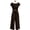 Brown, variant on Women's Elegant High Waist Jumpsuit for Casual Party Brown L