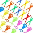 thumbnail image 1 of Set de 20 juguetes con manos pegajosas, Longziming, TPR, Multicolor, 1 of 6