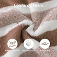 thumbnail image 6 of Inerposs Corals Fleece Towel, Absorbent Edges Towel, Quick Drying Bath Towel, Soft Texture Face Wash Towel, Large Striped Towel for Men and Women, 6 of 6