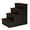 Dark Coffee, variant on PawHut Pet Stairs, Dog Steps with Non-Slip Carpet for High Bed Natural Wood