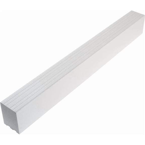 MD Prova Shower Curb Dam TT8012CRB48 - High Density, Easy To Install - 48" Length, White