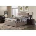 thumbnail image 2 of Alpine Furniture Amanda Upholstered Platform Bed, Multiple Sizes, 2 of 4