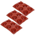 thumbnail image 1 of Hacer 3 Uds Molde De Silicona Semiesférico DIY Para Hornear Hacer Pastel De Chocolate Caliente Postre Gelatina Cúpula Mousse L, 1 of 7