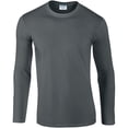 thumbnail image 2 of Gildan Mens Soft Style Long Sleeve T-Shirt, 2 of 6
