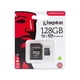 thumbnail image 1 of Memoria Kingston Micro SD con Adaptador de 128GB Clase 10, 1 of 1