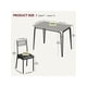 thumbnail image 4 of Dining mesa set para 4: small square mesa y 4 sillas - 5 - piece kitchen y dining room set para small spaces, 4 of 7