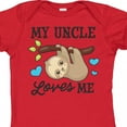 thumbnail image 4 of Inktastic My Uncle Loves Me with Sloth and Hearts Boys or Girls Baby Bodysuit, 4 of 5