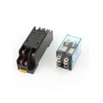 thumbnail image 3 of Unique Bargains Relais de Puissance à Bobine 110V AC 10A DPDT LY2NJ avec Base de Prise PTF08A, 3 of 3