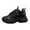 Black, variant on Women's Breathable Sneakers, Mesh Lightweight, Easy - Walk Casual Sport Strap Athletic Running Shoes with Platform Sole for Height Increase