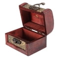 thumbnail image 3 of Small Wooden Box, Durable Wooden Storage Box, Paper Ornaments For Jewelry Candy, 3 of 7