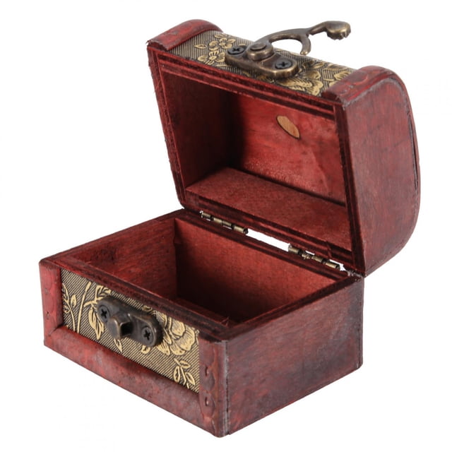 Caja de madera caja de almacenamiento de madera caja de madera decorativa para joyas adornos de papel para dulces Amonsee No