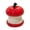 red, variant on YFGEFTR Ceramic Cigarette Ashtray, Glossy & Easy To Clean, Removable Apple Shaped Lid & Odor Block Design, for Indoor Outdoor Home Office Desktop Tabletop Daily Use
