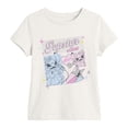 thumbnail image 1 of Playera Casual Stitch para Niña Manga Corta Off White Talla 4, 1 of 5