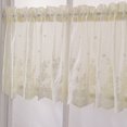 thumbnail image 1 of Lace Cafe Kitchen Ruffle Window Drape Semi transparent Valance Semi Transparent Voile Curtains Window Treatment, 1 of 9