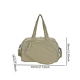thumbnail image 7 of lacooooppia Tennis Tote Bag, Sports Handbag with Shoe Compartment, Lightweight Gym Fitness Carry Bag for Outdoor Training Competition Khaki, 7 of 7