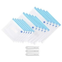 HOOWIFFY Vacuum Compression Vacuum Sealer Storage Bag Transparent Pa Pe 1 Set