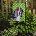 thumbnail image 2 of Carolines Treasures LH9192-FLAG-PARENT Basset Hound St. Patricks Day Shamrock Portrait Flag  multicolor, 2 of 2