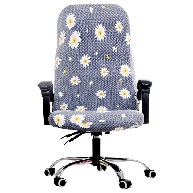 Funda Antideslizante Para Sil Universal De Oficina De , adaptaciónción De Soporte Y Rotación, Funda Elástica De Muebles perfecl Cubierta de la silla de la computadora de la oficina