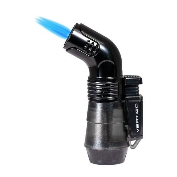Vertigo Boxer Triple Torch Lighter - Black