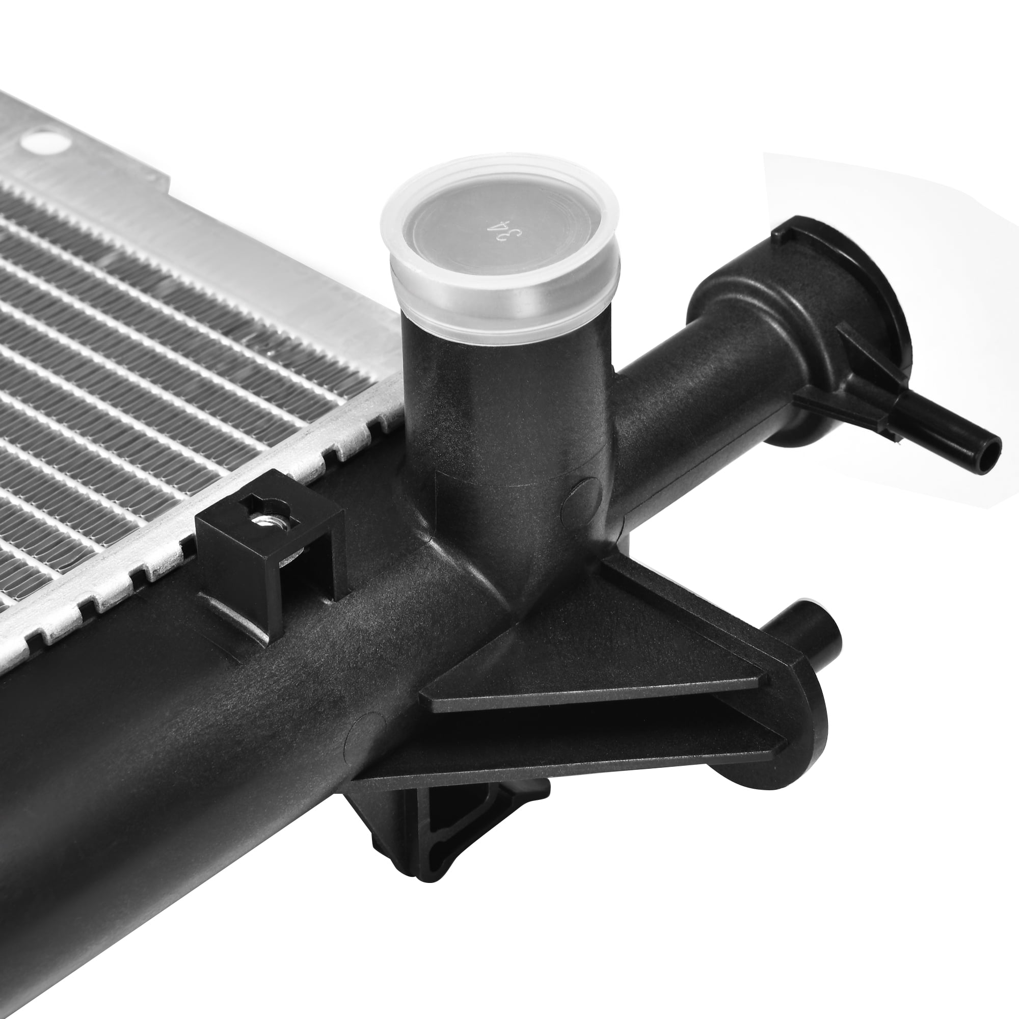 Ledkingdomus Radiator For 10-18 Hyundai Santa Fe / Sport 11-15 Kia Sorento 2.4L 3.3L 3.5L