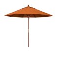 thumbnail image 3 of California Umbrella 9 ft. Sunbrella Marenti Wood Market Umbrella, 3 of 9
