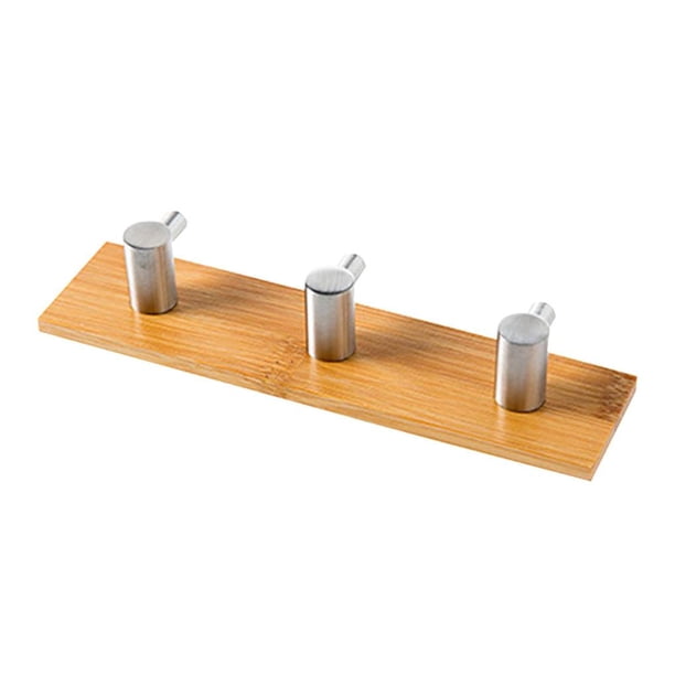 Soporte Para Llaves, Gancho De Pared De Bambú, Estantes De Exhibición De Ropa, Perchero, Tapa, Decoración De Habitación, Bolsa De Pared, Llaves, Soporte Adhesivo, Estante De Toalla Speravity HA024834-01