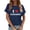 Navy, variant on Alun I Love Canada T-Shirts for Women Summer Crew Neck Short Sleeve Casual Graphic Tees Lightweight Soft Comfortable for Canada's National Day Wear Red XL