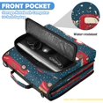 thumbnail image 6 of Red-truck Printed Zipper Binder with Handle&Shoulder Strap 2 inch 3 Ring 500+300 Sheet Capacity File Folder Organizer, 6 of 8