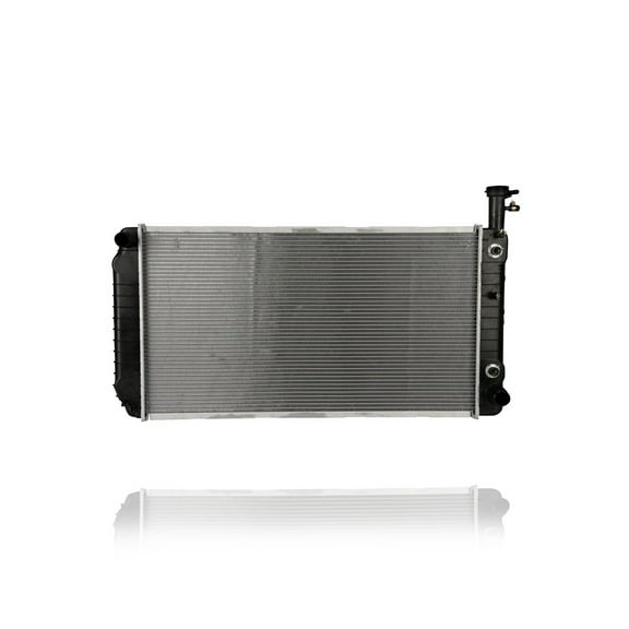 Radiator - Pacific Best Inc. Fit/For 2793 04-14 Chevrolet Express GMC Savana 4.3L - With Quick Disconnect & Transmission Oil Cooler, Without External Oil Cooler - Plastic Tank, Aluminum Core