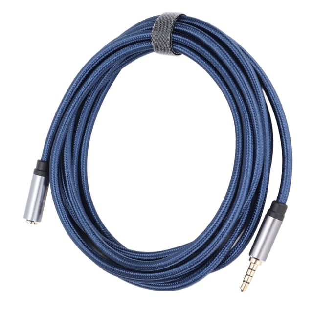 Cable de extensión de audio de 3,5 mm, macho a hembra, cable adaptador de audio estéreo Fidelity para PC, portátil, auriculares