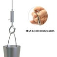 thumbnail image 3 of Stainless Steel Cable Adjustable 2m x 1.5mm, 3-Piece Set for Clothes Lights Photos, 3 of 5
