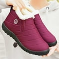 thumbnail image 6 of Xiaoxatg Women's Boots High Top Lined Warm Insulated Comfortable Boots for Cold Weather 10 Purple, 6 of 7