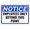 Warning Sign 1, variant on Notice Livestock Guardian Dog on Duty Do Not Enter Without Escort Sign - 12×8 Inches, Metal Warning Funny Private Property, Outdoor OSHA Yard Fence Street Workplace Decor