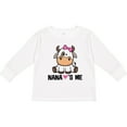 thumbnail image 3 of Inktastic Nana Loves Me Girl Cow Girls Long Sleeve Toddler T-Shirt, 3 of 5