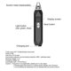 thumbnail image 2 of Removedor De Espinillas Eléctrico Usb Recargable Pimple Comedone Extractor Facial Limpiador De Poros Facial Ajustable De 5 Velocidades Vogacara CE008885-00, 2 of 6