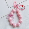 thumbnail image 2 of 2pcs Beaded y2k Keychain mobile phone Strap Connecting Keychain patch mobile phone case Headphone cover accessories - style4, 2 of 5