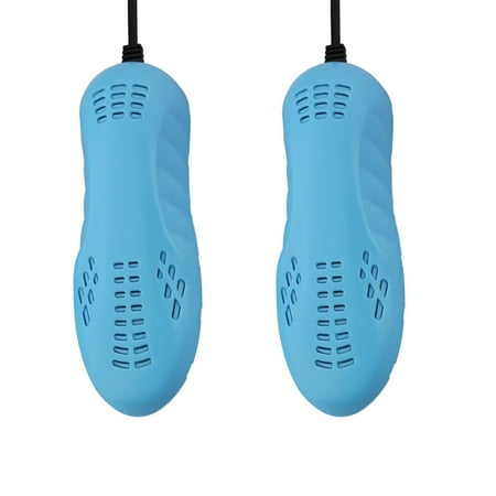 

2PCS Shoes Dryer Portable Electric Boot Warmer Moisture-proof Heating Winter Foot Drying Tool US Plug 110V Blue