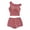 Vermilion #1, variant on Women's 2 Piece Sets Striped Off The Shoulder Crop Tops and Mini Shorts Set Summer Y2K Going Out Outfits Navy M