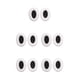 thumbnail image 1 of Cateissary Almohadillas para auriculares, almohadillas profesionales, esponja transpirable, reemplazo de auriculares para QC35 QC25, blanco + negro Type2 NO2, 1 of 5