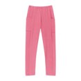 thumbnail image 6 of SEAOPEN Girl's Leggings with Pockets, Ankle Length Athletic Yoga Pants for Kids Clothes Today Sales Pink,4 Years, 6 of 6