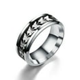 thumbnail image 1 of Women Men Fashion Simple Style Stainless Steel Butterfly Rings Jewelry,Size 6-13, 1 of 8